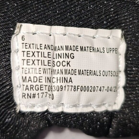 All in Motion Kids' Size 6 Dara Sneakers Black New - Picture 14 of 15